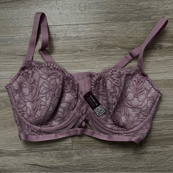 NWT Adore Me Women’s Diara Contour Mauve Mist Bra - Size 38DD - Picture 2 of 9